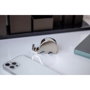 Handyhalter Elefanten-Design, Extra-Breiter Balancier-Rüssel, Dekoratives Schreibtisch-Accessoire – Tambo | Philippi