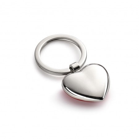 Schlüsselring Poliertes Nickel Herzform Glattes Lack-Finish – SweetHeart | Philippi