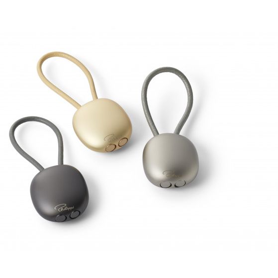 Keyring Organic Pebble Shape Leather Strap & Simple Twist Lock – Pebble | Philippi