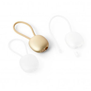 Keyring Organic Pebble Shape Leather Strap & Simple Twist Lock – Pebble | Philippi