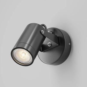 Wandleuchte – Schwarze Oberfläche, Aluminiumgehäuse, Wetterfeste Beleuchtung - Scope | Maytoni