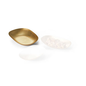 Schale – Massives Messing handgehämmerte Oberfläche warme reflektierende Optik – Brass | Philippi