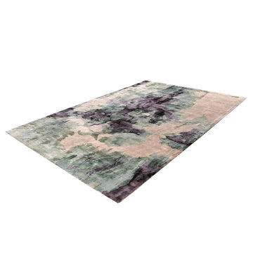 Teppich – Edle Viskose, Retro Muster, weiche Oberfläche, 170 cm - Sinai 425 | Kayoom