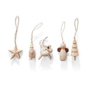 Weihnachtsdekoration Buchenholz Naturfinish Juteschnur – Ness | Philippi