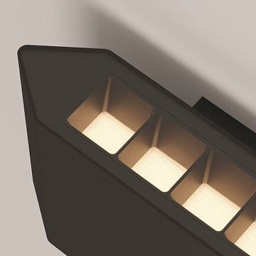 Fassadenbeleuchtung Graphit - Aluminium LED 8W 3000K IP54 Up - Down – Pull | Maytoni - Esszett Luxury | Stilvolles Wohnen mit Charakter