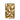 Vase – Goldene Keramik, Antike Oberfläche, Rechteckige Form, 27 cm Höhe - Relief | Gilde