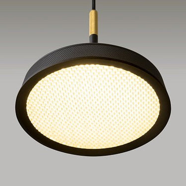 Pendelleuchte Schwarz - Goldenes ringförmiges Aluminiumgehäuse Integrierte LED & Modernes Design – El | Maytoni - Esszett Luxury | Stilvolles Wohnen mit Charakter