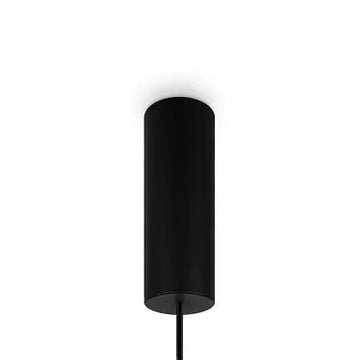 Pendant Lamp Matte Black Metal Frame Smoke Gray Oval Glass LED 12W 3000K – Bangkok | Maytoni