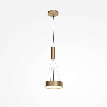 Deckenleuchte mattgoldenes Aluminium mit LED und warmweißem Licht – Zon | Maytoni - Esszett Luxury | Stilvolles Wohnen mit Charakter