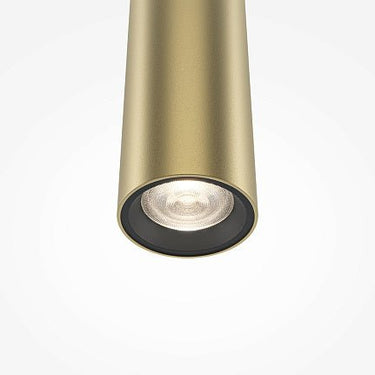 Pendelleuchte Goldfarbenes Metall Modernes Design & Integrierte LED – Pro Focus | Maytoni - Esszett Luxury | Stilvolles Wohnen mit Charakter