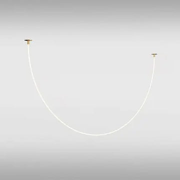 Pendelleuchte – Gold Finish, 40W Leistung, Warmweiß, 400 cm Länge - Tau | Maytoni