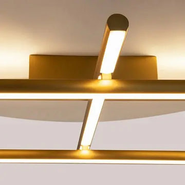 Gold ceiling light with integrated 50W LED 2250lm and warm white light – Radiance | Maytoni