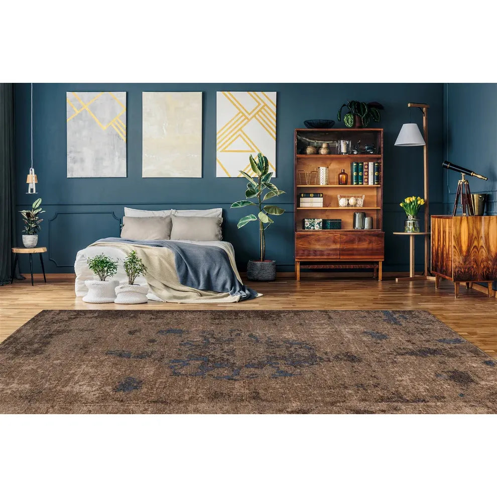 Rug Short Pile Vintage Design Color Gradient Easy Care Durable – Charme 625 | Kayoom