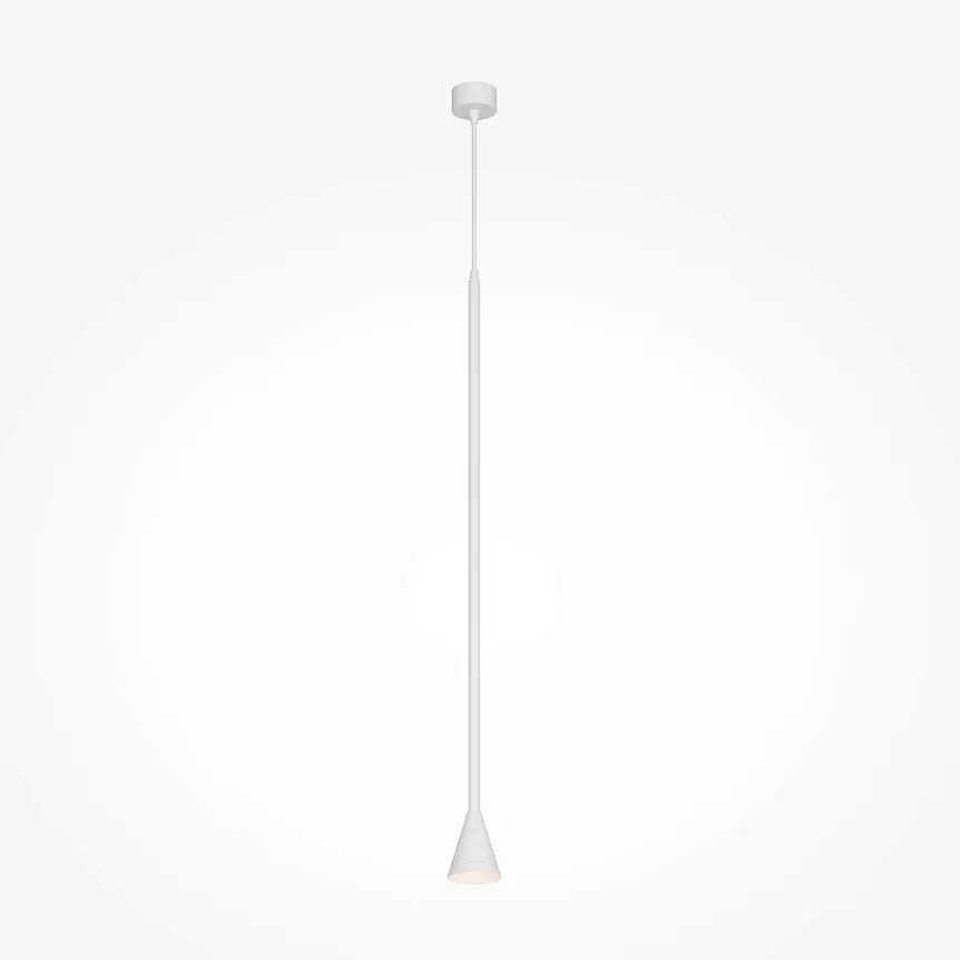 Pendant Lamp White metal housing with GU10 socket, modern design and energy-saving lighting – Arc | Maytoni