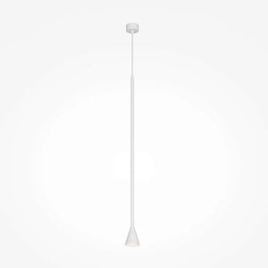 Pendant Lamp White metal housing with GU10 socket, modern design and energy-saving lighting – Arc | Maytoni