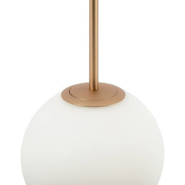 Pendelleuchte Modern Goldfarbenes Metall Mattweißes Glas LED 40 W – Basic Form | Maytoni - Esszett Luxury | Stilvolles Wohnen mit Charakter