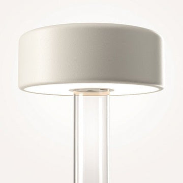 Tischleuchte Glasvase Weißer Kopf & Touch - Dimmer – AI Collaboration | Maytoni - Esszett Luxury | Stilvolles Wohnen mit Charakter