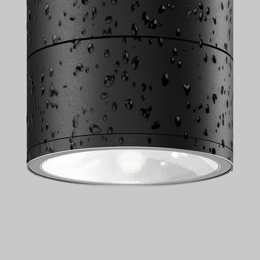 Deckenleuchte – Metall-Glas-Gehäuse, Graphitoberfläche, 12 Watt Leistung, 108 mm Höhe - Spin | Maytoni