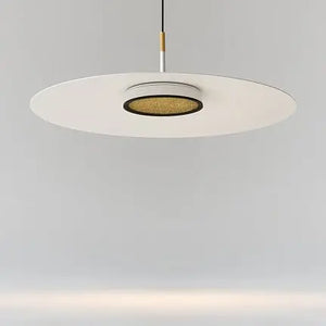 Pendant Lamp White Flower Glass Body Integrated LED & Matte White Metal Casing – El | Maytoni