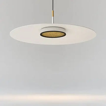 Pendant Lamp White Flower Glass Body Integrated LED & Matte White Metal Casing – El | Maytoni