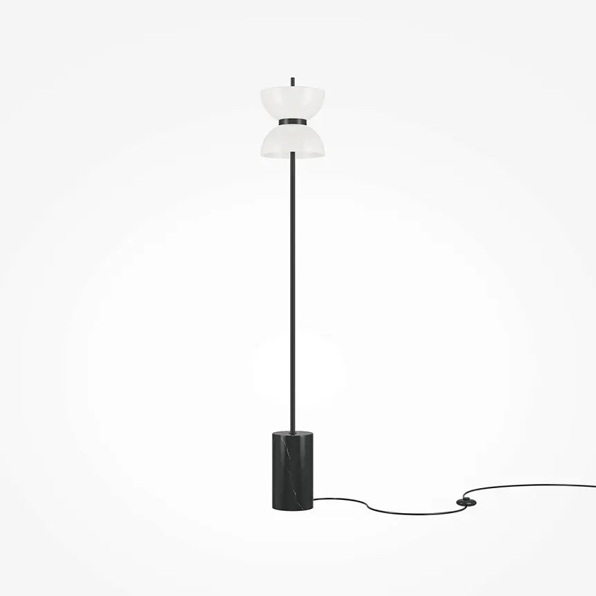 Floor lamp Black metal frame & Marble base – Kyoto MOD178FL-L11B3K | Maytoni