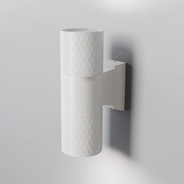 Wandleuchte mit weißem Aluminiumgehäuse und versiegeltem Sicherheitsglas – Bowery | Maytoni - Esszett Luxury | Stilvolles Wohnen mit Charakter