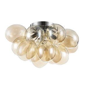 Deckenleuchte – Goldenes Metall, Runde Glasschirme, 4-flammig - Balbo | Maytoni