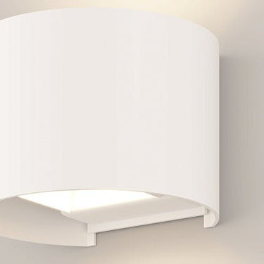 Fassadenbeleuchtung Weißer Metallzylinder LED 6 W 3000 K IP54 – Fulton | Maytoni - Esszett Luxury | Stilvolles Wohnen mit Charakter