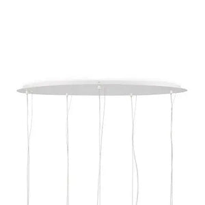 Pendant Lamp Matte White Metal Matte White Glass Cluster Design – Basic Form | Maytoni