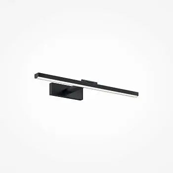 Spiegelleuchte – Schwarzes Aluminium, 50 cm Breite, 4000 K Licht, 12 W Leistung - Bris | Maytoni image