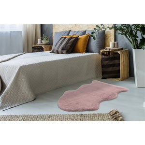 High Pile Rug Handmade Cozy Feel Powder Pink – Estonia Kunda | Kayoom