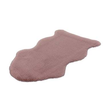 Teppich – Hochflor Oberfläche, Lammfell Optik, Rosa Farbton - Estonia Kunda | Kayoom