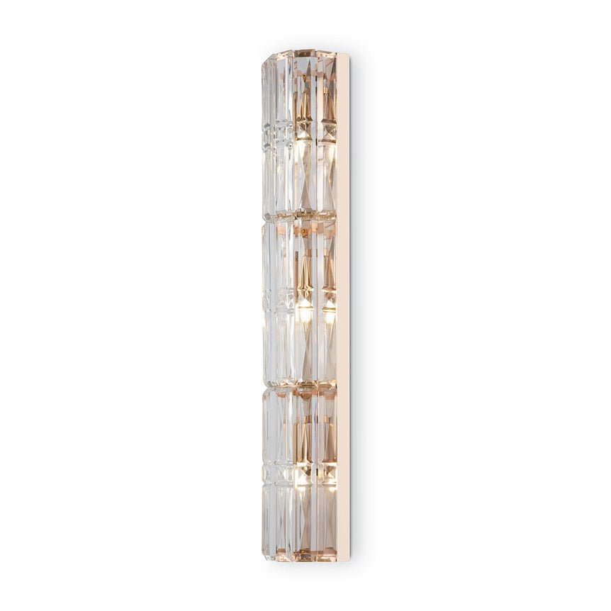 Wandleuchte mit Kristall - Riffelglas und Gold - Finish – Facet | Maytoni - Esszett Luxury | Stilvolles Wohnen mit Charakter