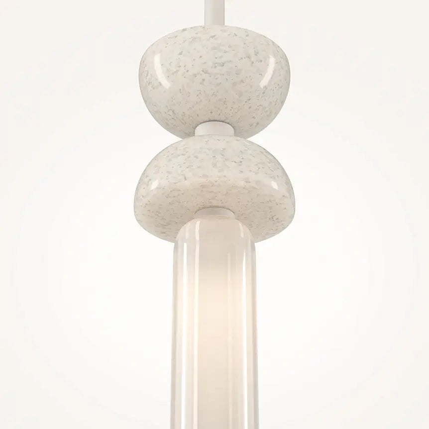 Pendant Lamp White Metal White Glass Spheres & Modern Design – Kyoto | Maytoni