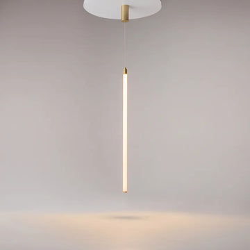 Pendelleuchte – Gold Aluminium, 20W LED, Warmweiß Licht, Ø3 cm - Ray | Maytoni