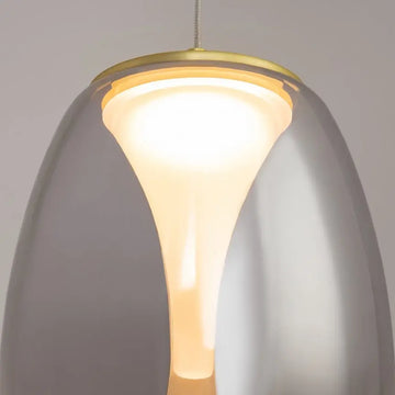Pendant Lamp Gold-Colored Metal Crystal Elements Height-Adjustable – Splash | Maytoni