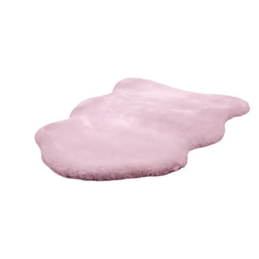 Teppich – Rosa Farbe, Weicher Flor, Felloptik 90 cm - Rabbit Light 825 | Kayoom