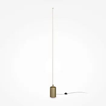 Stehleuchte – Messingfarbenes Metall, 25 W LED, IP20 Schutz, Höhe 145 cm - Flow | Maytoni