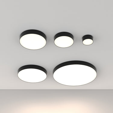 Deckenleuchte – Schwarze Oberfläche, Aluminiumgehäuse, Blendfreies Licht - Zon | Maytoni