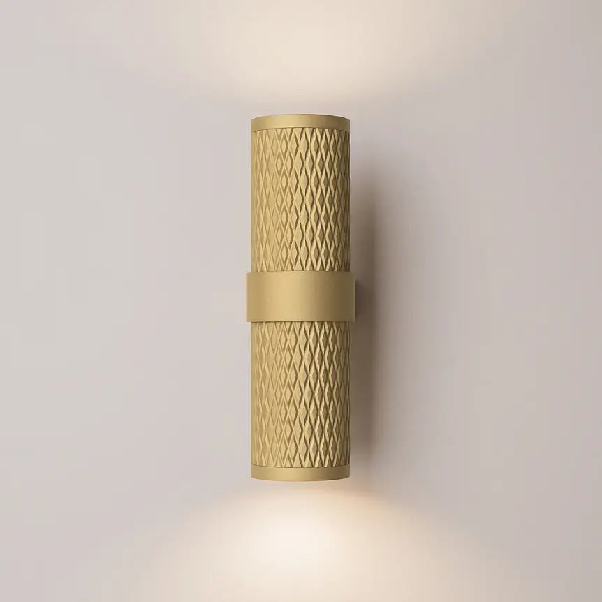 Wandleuchte – Mattgoldenes Aluminium, 2× GU10 Fassung, 10 W Leistung - Focus Design | Maytoni