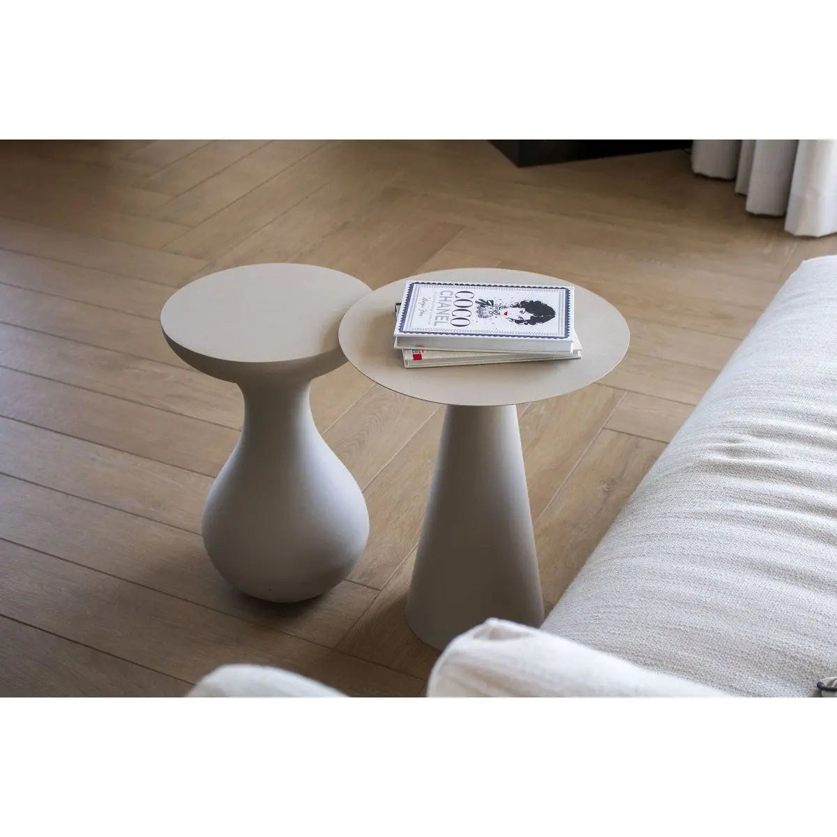 Beistelltisch – Metall Material, Modern Design, Schwarz Farbe - Vic | Kick Collection
