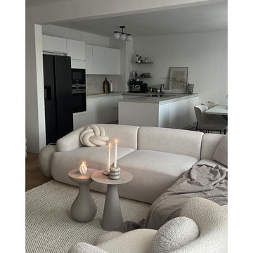 Beistelltisch – Metall Material, Modern Design, Okergelb Farbe - Vic | Kick Collection