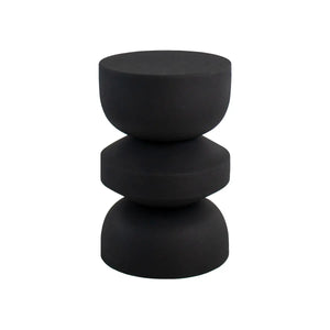 Beistelltisch – Metall Material, Einzigartiges Design, Schwarze Farbe - Jon | Kick Collection