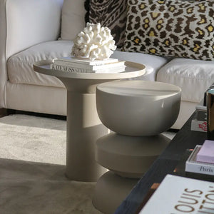 Beistelltisch – Metall Material, Einzigartiges Design, Schwarze Farbe - Jon | Kick Collection