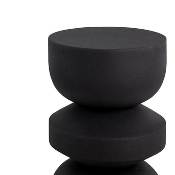 Beistelltisch – Metall Material, Einzigartiges Design, Schwarze Farbe - Jon | Kick Collection