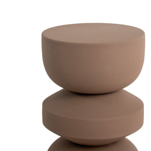 Beistelltisch – Metall Material, Einzigartiges Design, Braune Farbe - Jon | Kick Collection