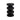 Beistelltisch – Skulpturales Design, Schwarzes Metall, Runde Form - Nio | Kick Collection