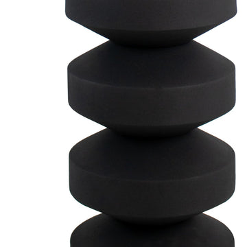 Beistelltisch – Metall Material, Modernes Design, Schwarze Farbe - Nio | Kick Collection