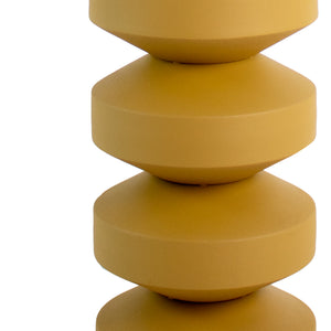 Beistelltisch – Metall Material, Modernes Design, Ockergelbe Farbe - Nio | Kick Collection
