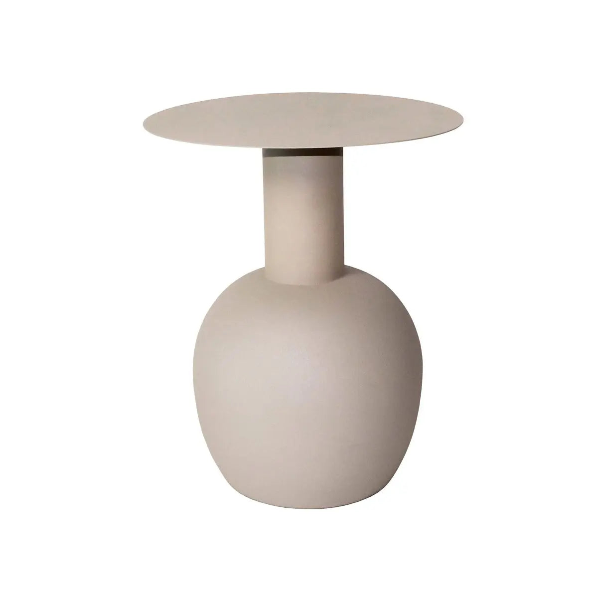 Beistelltisch – Metall Material, Beschichtete Oberfläche, Beige Farbe - Pip | Kick Collection